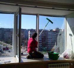 Мытье окон в однокомнатной квартире Краснодар